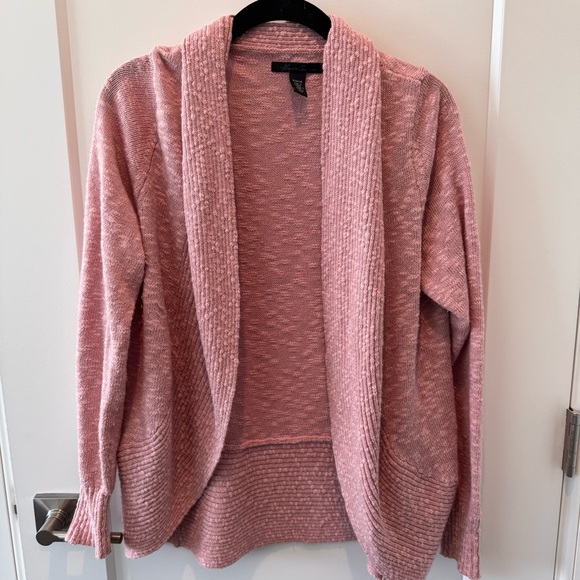 Kenneth Cole Pink Knit Cardigan Sweater - Picture 1 of 4